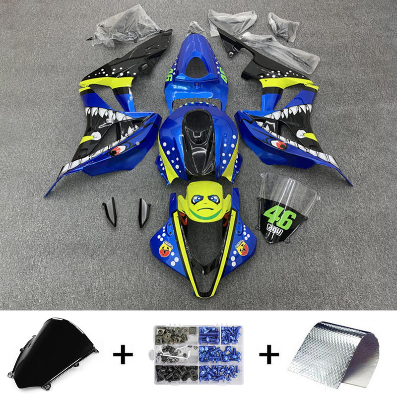 Amotopart Honda CBR600RR 2007-2008 F5 kåpa Set Body Plast ABS