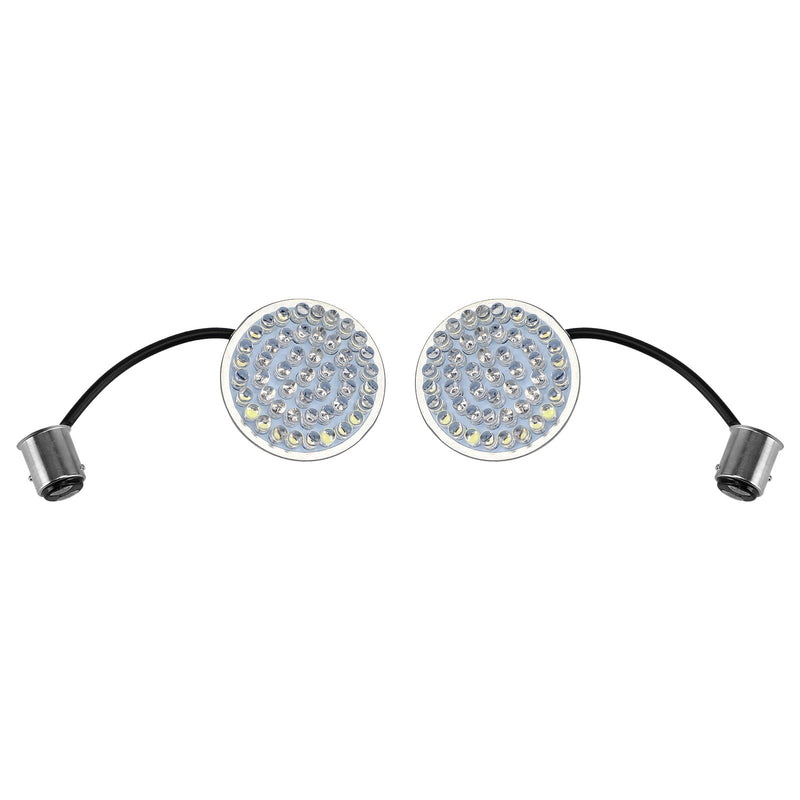 2 uds 1157 LED intermitentes luz de señal de giro para Dyna Softail Street Glide Road King