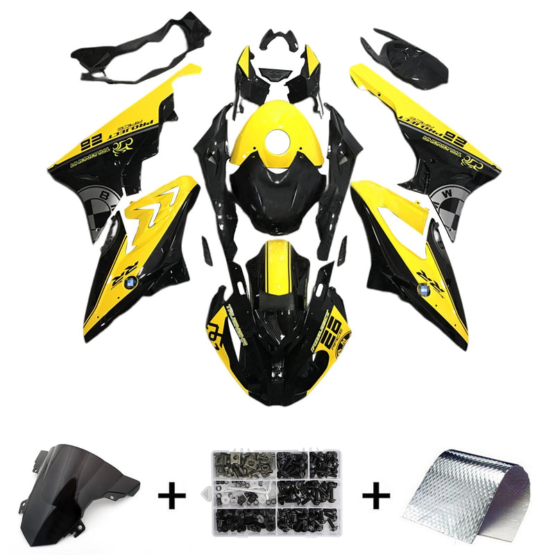 Amotopart BMW S1000RR 2017-2018 Juego de carenado Cuerpo Plástico ABS