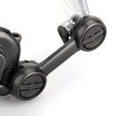 Motorsykkel Justerbar Clip On Windshield Extension Spoiler Vindavviser