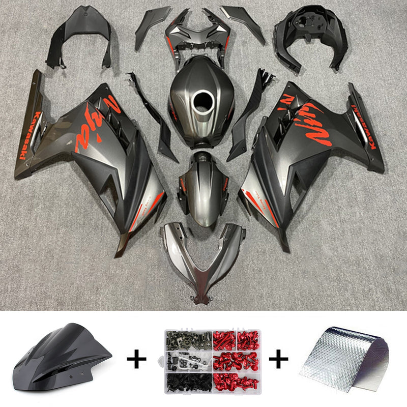 Amotopart kåpa Set för Kawasaki EX300/Ninja 300 2013-2017 Body Plastic ABS