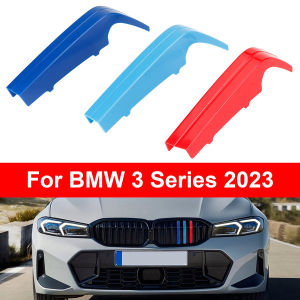 BMW 3er Reihe 2023 Tri-Colour Kühlergrill Grill Abdeckleisten Clipleiste