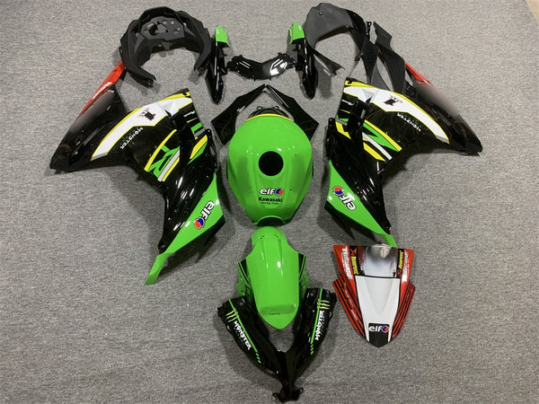 Amotopart kåpa Set för Kawasaki EX300/Ninja 300 2013-2017 Body Plastic ABS