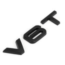 V6T Emblem Badge til Audi A1 A3 A4 A5 A6 A7 Q3 Q5 Q7 S6 S7 S8 S4 SQ5 Sort