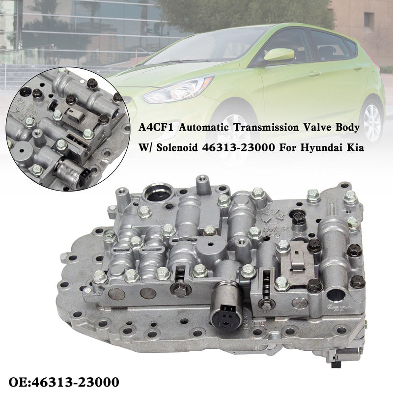 Corpo da válvula de transmissão automática 2008-2010 Hyundai Elantra A4CF1 com solenóide 46313-23000