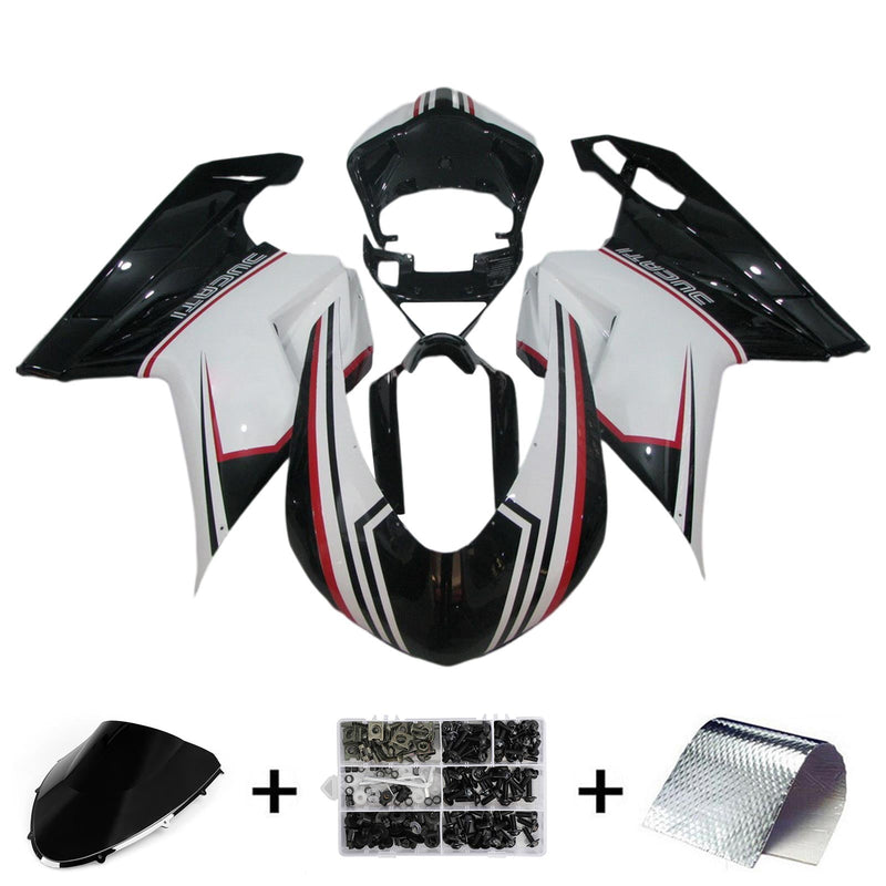 Conjunto de carenagem para Ducati 1098 1198 848 2007-2011 Carroceria ABS