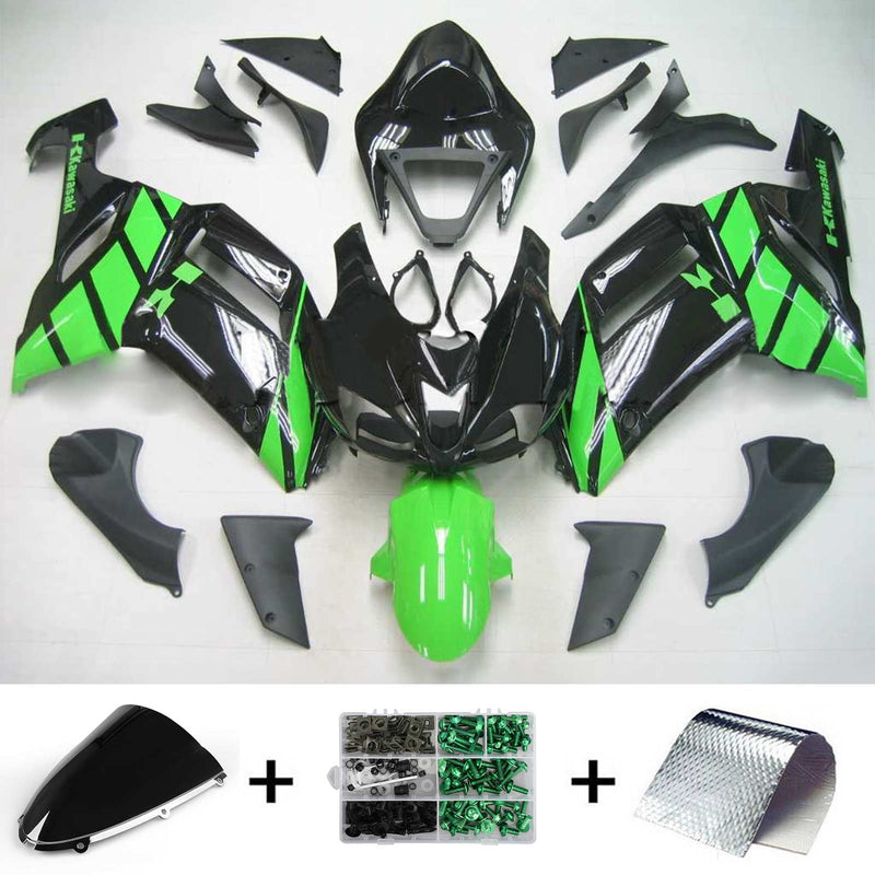 Kåpesett for Kawasaki ZX6R 636 2007-2008 Generisk