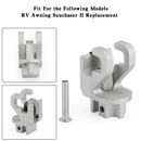 Alminum RV Rafter Claw Satin Hardware für Dometic Sunchaser II Markise