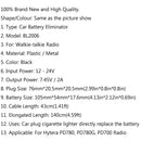 Bilbatterieliminatortillbehör för Hytera PD780 PD700 Radio Walkie Talkie