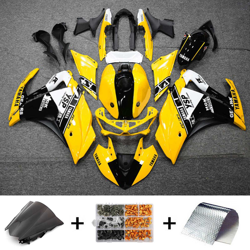 Kit de carenagem para Yamaha YZF-R3 2014-2018 R25 2015-2017 Genérico