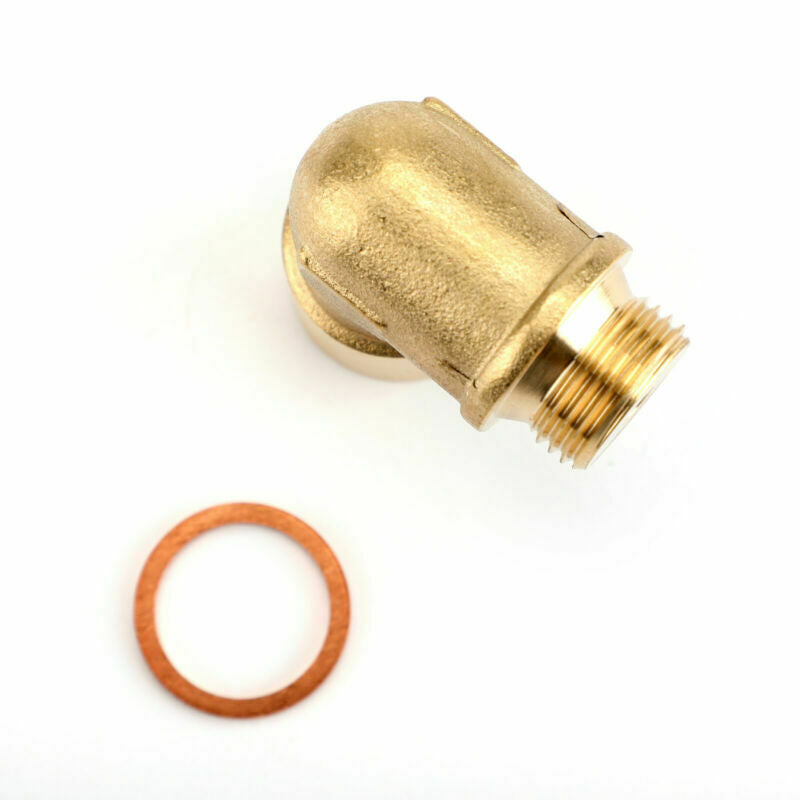 M18X1.5 02 Bung Extension O2 Sensor de Oxigênio Espaçador de Extensão Angular 90 Graus Genérico