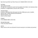 Chránič zadního panelu Chránič bočního krytu pro YAMAHA XSR155 2019-2020 Black Generic