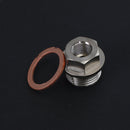 Adaptér snímače tlakoměru 1/8" NPT na M18x1,5 s vnějším závitem Generic