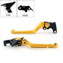 Alavancas de freio e embreagem longas para Honda X-11 1999-2002 pretas genéricas