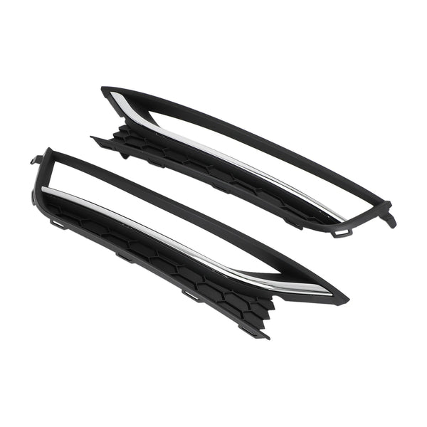 2 peças VW Passat 2012-2015 capa para farol de neblina preto e cromado