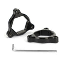 Pré-aplicador de garfo preto 22 mm adequado para Kawasaki Z1000 03-06 ZX636 Ninja 650R