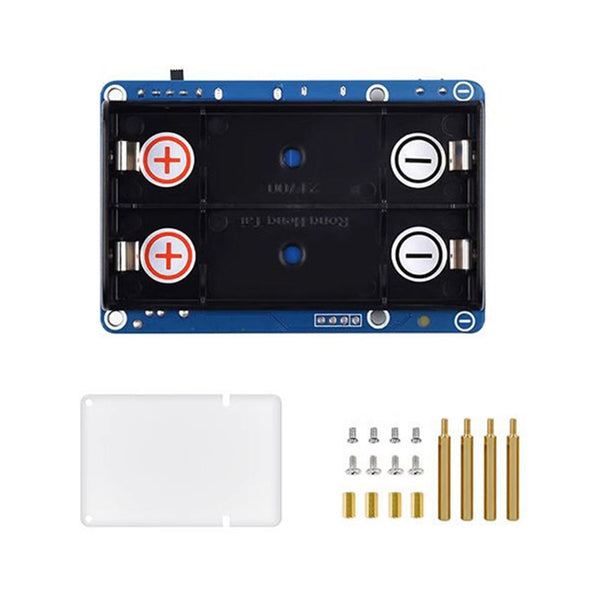 UPS HAT (D) Kit for Raspberry Pi 5V avbruddsfri strømforsyningsmodul