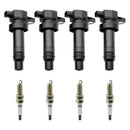 2012–2016 Hyundai Veloster 1.6L L4 Zündspule + Zündkerze UF636 4 Stück