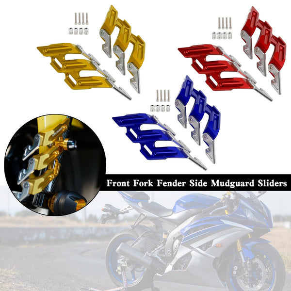 Yamaha YZF-R15 V3 V4 2018-2022 CNC Garfo dianteiro Fender Side Fender Sliders