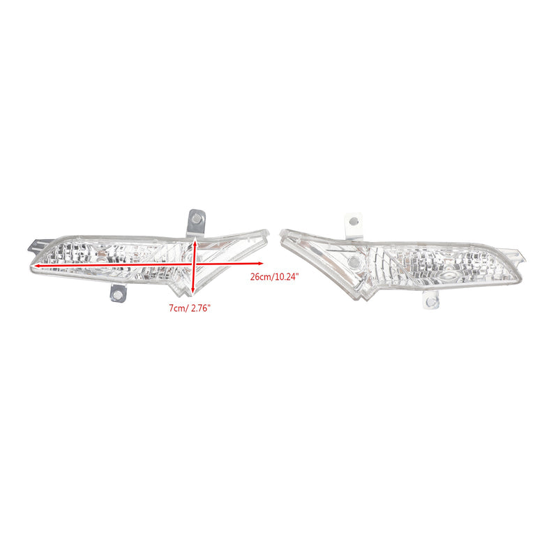 Par de luces de posición delanteras derecha + izquierda claras para Porsche Cayenne 2008-2010