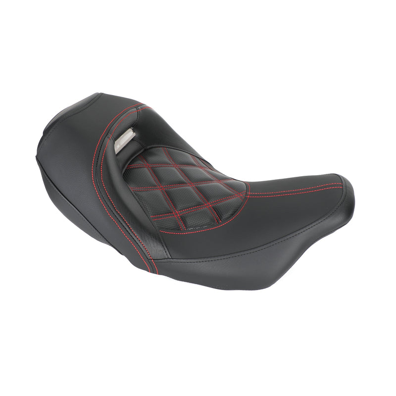 Assento do passageiro do motorista Red Fits Touring Cvo Electra Street Glide 09-23