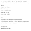 Areyourshop 3 stk farvekodede afspærringsventiler AC HVAC kølemiddelpåfyldningsslanger til R410A R134A