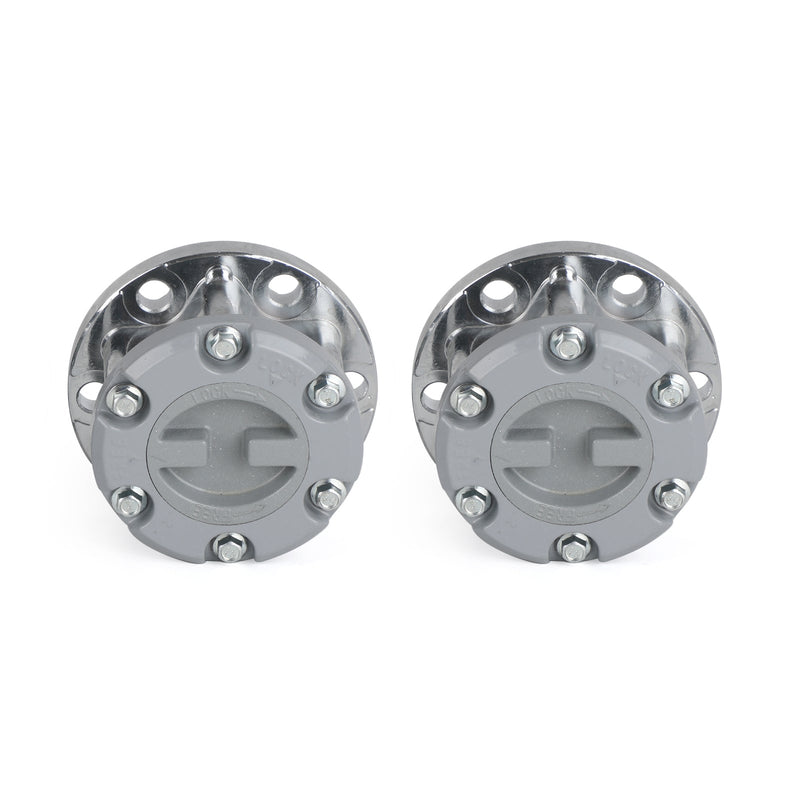 2x cubos de roda Free Lock para Mitsubishi Triton ME MJ MK ML Pajero Delica L200 Generic