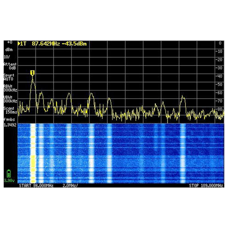 Håndholdt Spectrum Analyzer for TinySA ULTRA 3,95" berøringsskjerm + batteri