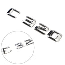 Bakre bagasjerom emblem merke navneskilt plate bokstaver tall passer Mercedes C320 krom