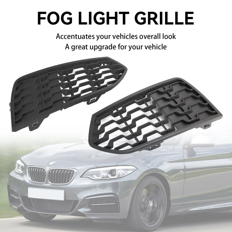 BMW F22 F23 2012-2017 2 stk Frontfanger M Tåkelys Grill Grill