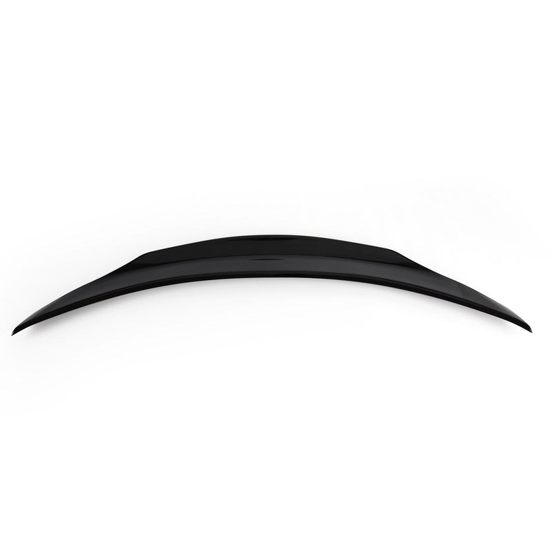 Glanssvart High Kick Rear Spoiler Wing för Mercedes Benz W205 C63 AMG 2015-2021 Generic