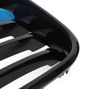 Par de rejillas tipo riñón M-Color 51138469959 adecuadas para BMW G01 X3 G02 X4 Gloss Black Generic