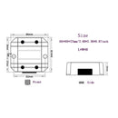 DC-DC 12V-13,8V 3A 41,4W Step Up Power Supply Converter Regulator Vandtæt