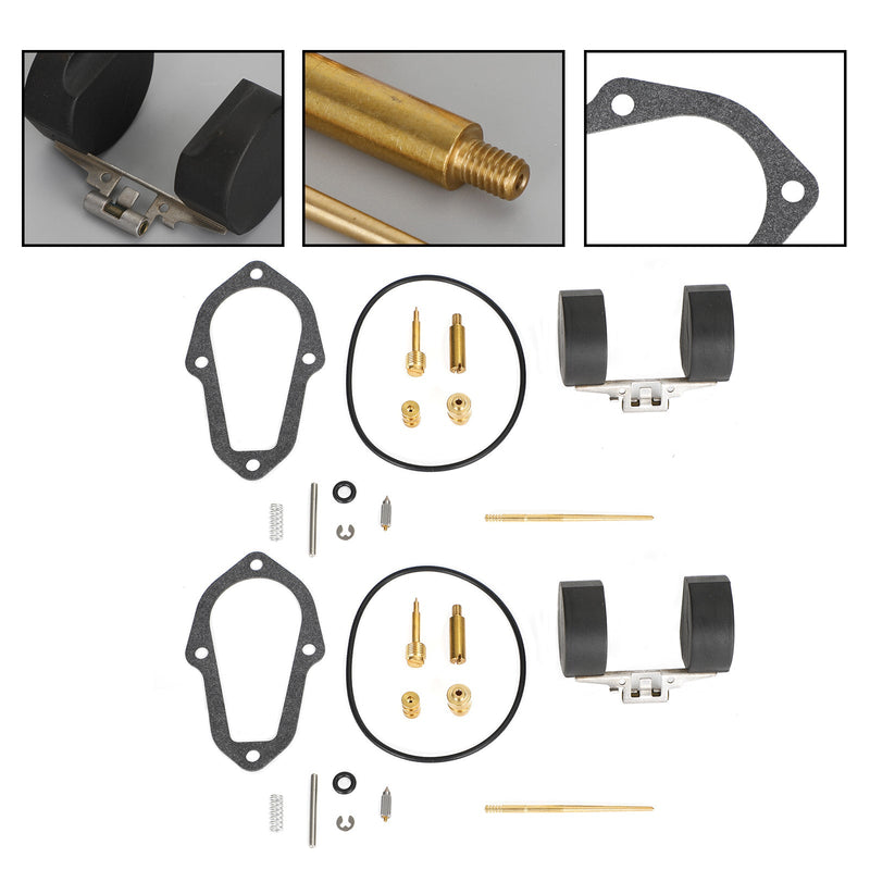 2X Carburetor Carb Repair Kit lämplig för Honda XL250 Motosport 250 1972-1975 Generic