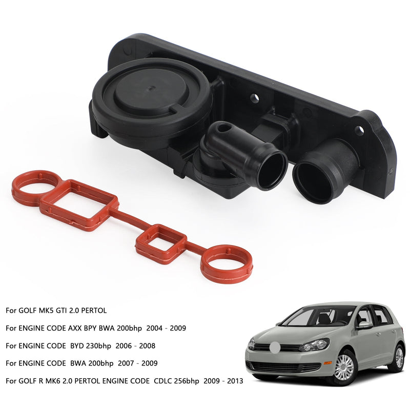 PCV ilmausventtiili PCV venttiili TFSI 06F129101 VW Golf Mk5 2.0 GTI Mk6 Generic