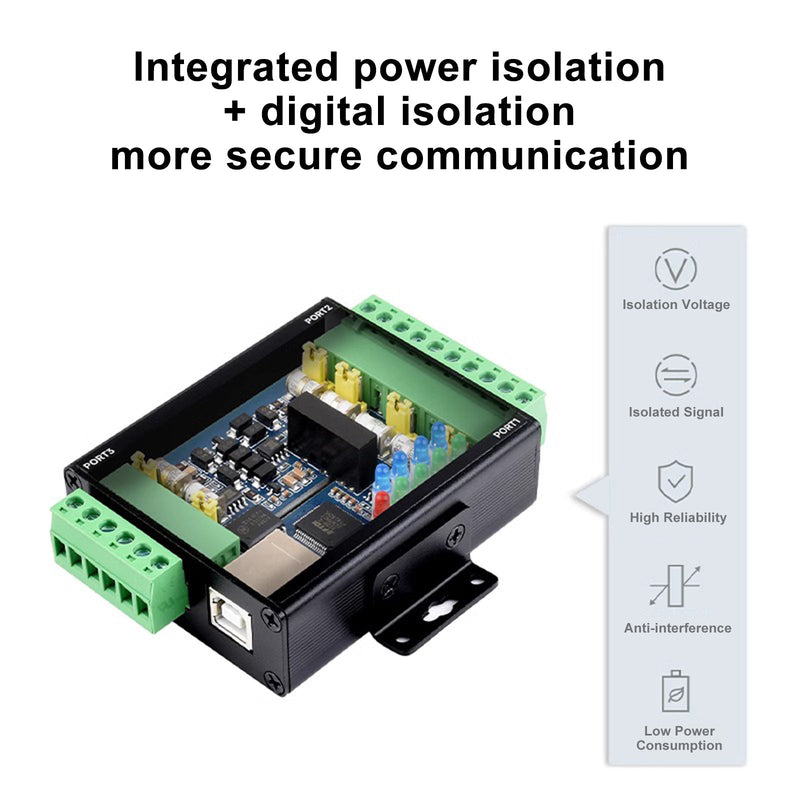 USB till RS422 RS485 industriell isolerad konverteradaptermodul