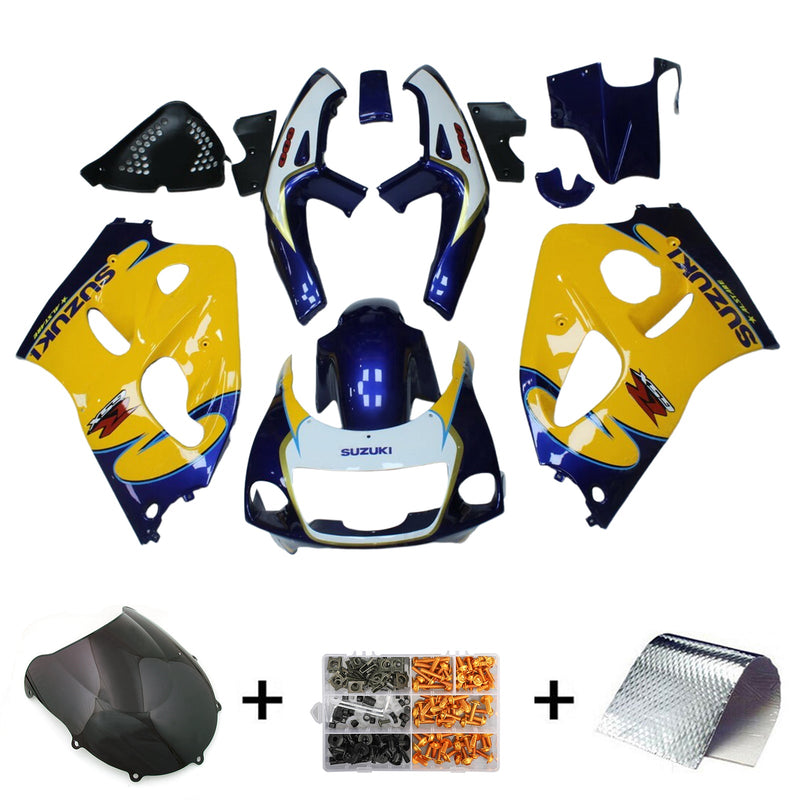 Amotopart Suzuki GSXR600 1996-2000 GSXR750 1996-1999 Fairing Set Body