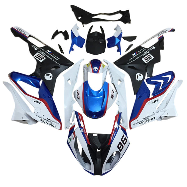 Amotopart BMW S1000RR 2017-2018 Juego de carenado Cuerpo Plástico ABS