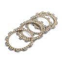 Juego de discos de fricción de embrague para Yamaha YZ125 E/F/G/H/J/K/L/M/N/P/R/S 1993-2018 Genérico