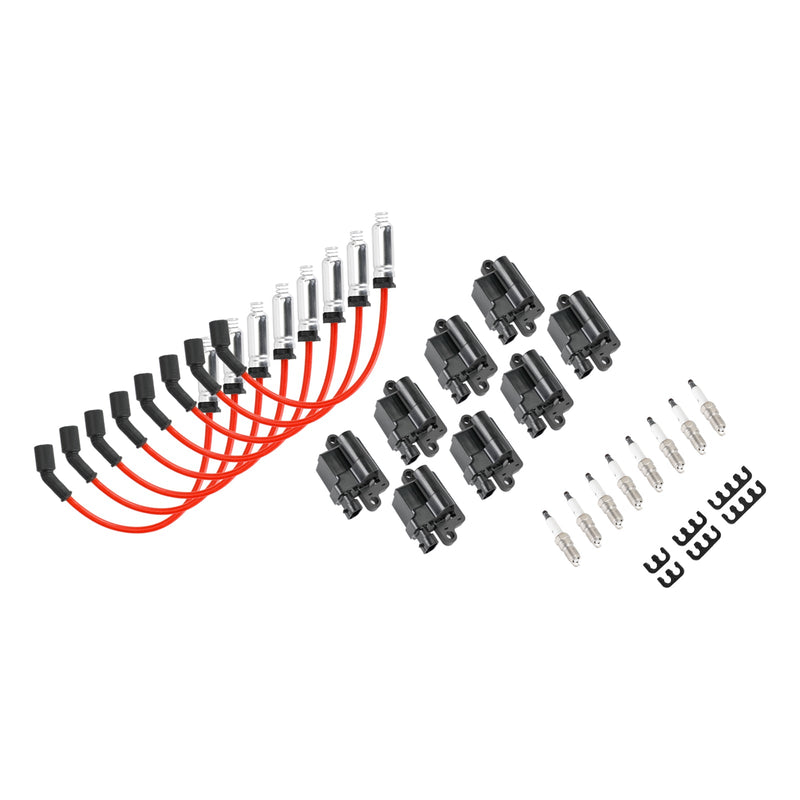 2004-2005 Arbeidshest Fastrack FT1801 FT1601 FT1461 FT1061 8-paks firkantet tennspole og tennpluggledninger