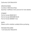 4X Vergaser Reparatur Satz für Honda CB400 NC31 CBR400RR NC29 CB400SF V-tec Generic