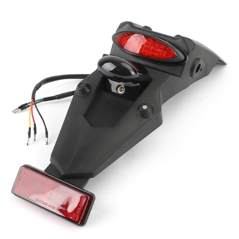 Offroad MX Motocross Dual Sport Pit Dirt Bike LED-pyrstöjarrun kytkinvalo