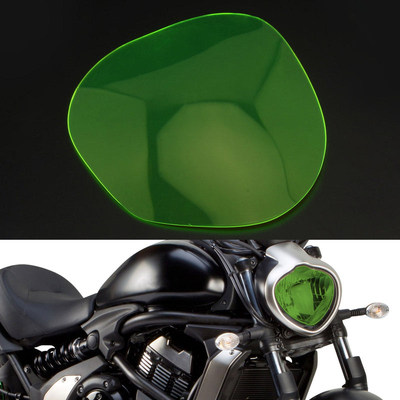 Osłona soczewki przedniego reflektora pasuje do Kawasaki Vulcan S 2015-2021 Smoke Generic