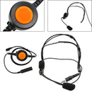 7.1-C8 Large Plug Tactical Headset til Kenwood TK-208 TK-220 TK-240