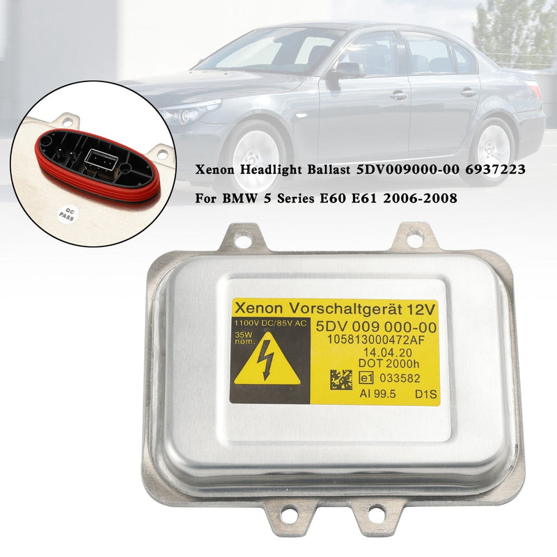 BMW 5er E60 E61 2006–2008 Xenon-Scheinwerfer-Vorschaltgerät 5DV009000–00 6937223