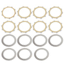 Koblingssæt stål & friktionsplader til Honda NC700X/S NC750X/S CTX700N 2012-2018 Generisk