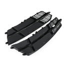 Grade inferior do para-choque dianteiro compatível com Audi A6 C7 S-Line 2016-2018 preto cromado