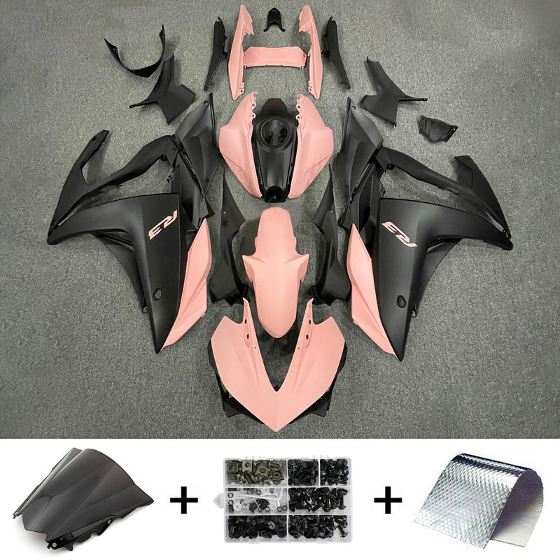 Kit de carenagem Amotopart para Yamaha YZF-R3 2014-2018, R25 2015-2017 Carroceria ABS