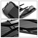 Audi A6 C7 2014–2018 2 Stück Frontstoßstange Nebelscheinwerfer Grill Schwarz