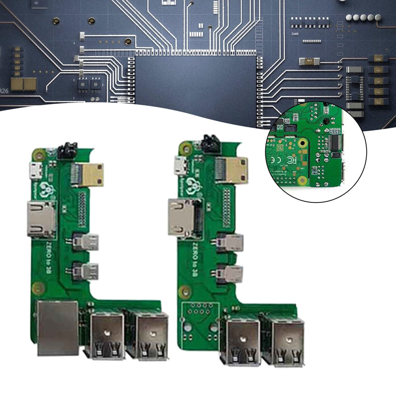 Karta rozszerzeń Zero Pi0 HUB USB RJ45 HAT odpowiednia dla Raspberry Pi Zero 2w do 3B